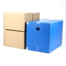 플라스틱 단프라 이사 정리함 이사박스 10호 5개 대형박스 창고상자 이삿짐, 이사박스 10호 파랑