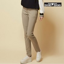 [뱅뱅] 여성 썸머 폴리스판 팬츠 베이지