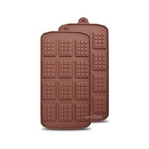 로로 초콜렛 몰드 베이킹 젤리 양캥 하트 사탕, E.미니 스퀘어 12구