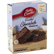 베티크로커 브라우니 믹스 프로스트 초콜릿 500g Betty Crocker Brownie Mix Frosted Chocolate, 1팩