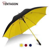 자동녹음전화기 녹음 전화기 유무선전화기 tentagon 큰 긴 손잡이 우산 더블 방풍, 노란색