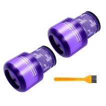 hepa filter for dyson v11 v15 sv14 cyclone animal absolute total clean 무선 진공 청소기 교체 순정 유닛, 수량 2개