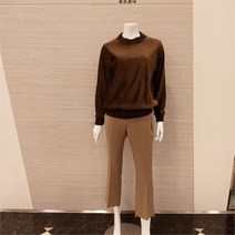 모스코나 NC05 벨벳주름블라우스 MOBL22TA7