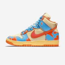 (국내매장판) 나이키 운동화 하이탑 스니커즈 nike 덩크 하이 1985 SP 옐로우 블루