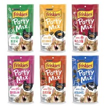 퓨리나 파티믹스 6종 혼합(60g 6개) 고양이장난감증정, 6개