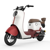 전동 미니 스쿠터 출퇴근용 배달용 귀여운 바이크, 48V 20AH 참 레드
