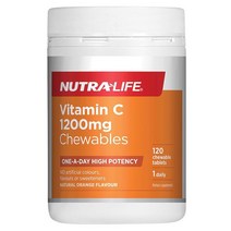 Nutra-Life 뉴트라라이프 비타민C 120 타블렛 1200mg 뉴질랜드 Vitamin C 120 Tablets