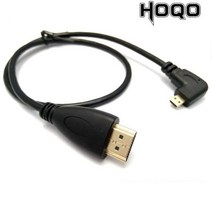 SonyA7K/A7S2/A7M3/7SM27RM2 마이크로 HDMI 호환 카보 0.5 m 1.5m 왼쪽 직각 케이블, Right, 0.5m