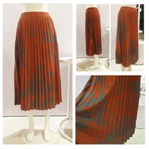 올리비아로렌 NC15 나염 플리츠 롱스커트 VOCDKWF8426