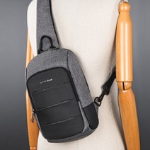 홍대언니 지퍼 포켓 크로스바디 슬링백 가방 G6614