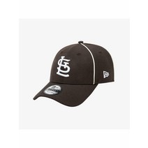 [국내 매장판] NEWERA 뉴에라 남여공용 MLB 클래식 파이핑 세인트루이스 카디널스 볼캡 브라운 스웨이드 13338525 285538