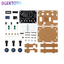 바코드생성기 라벨 스캐너 프린터 기능 신호 발생기 DIY 키트 사인/삼각형/사각 출력 1Hz-1MHz 가변 주파수, 03 DIY KIT BLACK