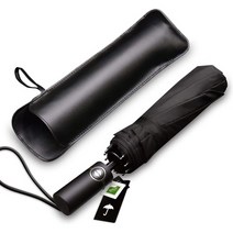 일본직발송 4. Wsky 접이식 우산 원터치 자동 개폐 Teflon 가공 10개 뼈 118cm 210T 고강도 유리 섬유 바, One Color