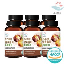 순수한줌 프리미엄 발효율피 추출물정 1000mg x 60정 6개 (12개월분)