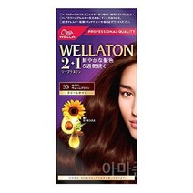 일반염색약새치 프리미엄 흑갈색 Wellatone 7CB 염색제 새치머리 헤어컬러, 5G 내추럴 웜 브라운