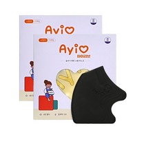 아이러브 새부리형 소형 M 마스크 50매 묶음, M 소형 (5세 부터 8세용) 1개, 블랙