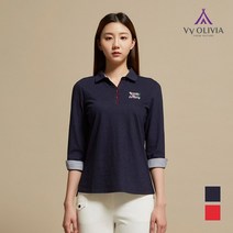 [올리비아로렌] 마린 스트라이프 배색 티_VVCALWM3121