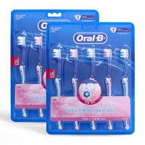 오랄비 초소형헤드 미세모 벨벳 칫솔 10개입, 없음