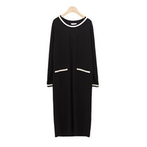 스웰 여성용 빅사이즈 원피스 라인테잎원피스(AA3053)