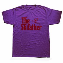 스키 플레이트 숏스키 스키 하트 비트 스노우 보드 생일 재미 있은 유니섹스 그래픽 패션 뉴 코튼 반팔 티, 25 PURPLE_05 XL