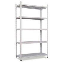 진열대 대피 공간 선반 랙 창고 대피실 베란다, 120x30x180cm 5층 블랙