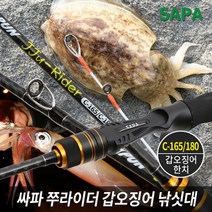 SAPA 한치전용로드 초릿대2개 에깅낚시대, C165/180 2TIP(한치/갑오징어)