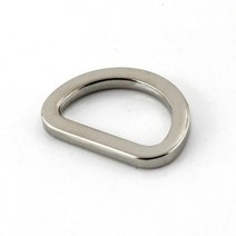 1 x 금속 디 링 금형 형성 벨트 버클 플랫 헤드 가죽 공예 의류 가방 스트랩 하드웨어 액세서리, 37mm, silver