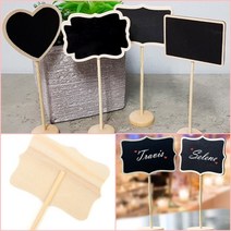 미니블랙보드 팻말꽂이 1P 베이커리네임택 미니팻말 카페네임택 메모지홀더 네임택꽂이