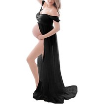 쉬폰 오프숄더 만삭촬영 롱원피스