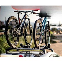 자동차자전거거치대 아웃웨이 자전거 캐리어 2대용, A)러기지랙 크로스바에 자전거랙 설치해야 함