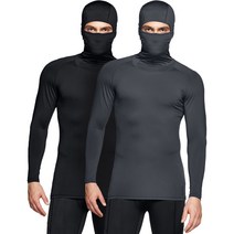 애슬리오 언더레이어 기모 라운드 긴팔 골프이너웨어 2팩 AO-LYH12