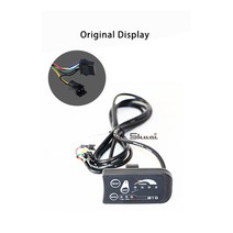 전기자전거 디스플레이 810 led 사이클링 속도 측정기 전자 자전거 헤드 라이트 및 컨트롤러 전자 자전거 부품 연결, 지도된 본래 철사