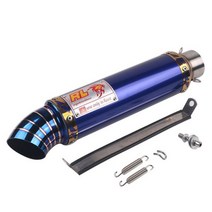 배기 머플러 파이프 범용 오토바이 탈출 S1000xr Cbr125 R3 Xsr900 Bws125 Cbr650f Cb500f G310gs Z900 2020 Vfr 800, 티타늄