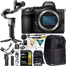 nikon z 5 풀 프레임 미러리스 카메라 4k fx 바디 dji rs 3 미니 짐벌 스태빌라이저 키트 + 데코 기어 사진 백팩 + 64gb 고속 카드 앰프가 포함된 1649