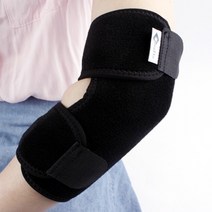 팔꿈치 보호대 엘보우 헬스 테니스 엘보 골프 인대 압박 손목건초염 블랙