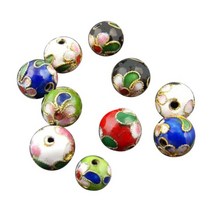 GHSHOP 30pcs 쥬얼리에 대 한 혼합 된 색상 라운드 Cloisonne 구슬 공예 액세서리 만들기, 10mm, 설명, 다른