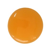 THEZAKKA 원형스톤 괄사, 옐로, 1개