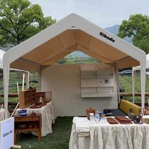 행사용캐노피 자바라 몽골 텐트 가제보 천막 3x3m, 천+캐노피 3mx3m 밀리터리
