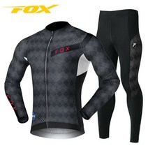 [폭스라이더스] 폭스 P101+P107 블랙 라이딩 자전거 의류 복장 세트