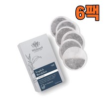 Whittard 위타드 잉글리쉬 브랙퍼스트티 50티백, 6팩