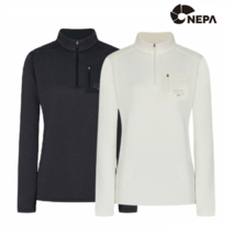 네파 NEPA 송파점 여성 2컬러 기모 소재로 보온력이 우수하고 가벼워 겨울 산행 및 아웃도어 활동 시 활용 용이 마운틴 기모 집업 티셔츠 7H85403 SP
