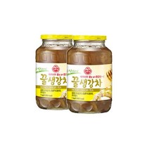 오뚜기 꿀생강차 생강청 생강꿀차 1kg 생강엑기스 생강차꿀 액상차, 2개