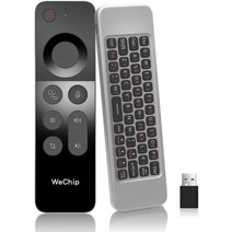 (2주배송) 엔비디아 안드로이드 티비 프로 Air Remote Android TV Box/PC/Projector/HTPC/All-in-one PC 등을 위한 WeChip 2.4G, [01] 회색