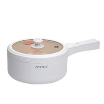 가스렌지가 필요없는 간편한 멀티쿠커 전기냄비 라면포트, 매트화이트 1.6L