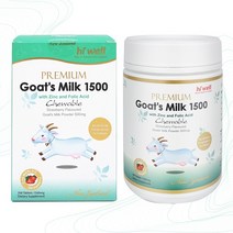 굿소일직구 hi-well 프리미엄 산양유 1500mg 칼슘 츄어블 300정, 뉴질랜드 산양유와 칼슘 아연 엽산 함께