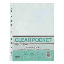 PPB 대흥 클리어화일 비닐속지 A4 100매 _ 클리어화일 속지 대흥 바인더 비닐속지_ 56944EA, 본상품선택