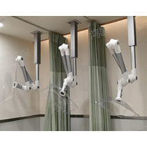 암후드 배기 연기 실험실 유해가스 흡입기 산업용 환기 먼지 배기관 뜸 흡입 배관기, 모델B PVC 관절 암 라운드 후드