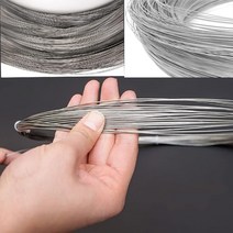 와이어로프새로운 스테인레스 스틸 와이어 0.02-3.0mm 구슬 로프 코드 낚시 스레드 문자열 DIY 목걸이 팔찌, 20 1.0mm_03 1M