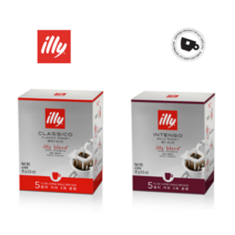 illy 일리 드립백 드립커피 5개입 드립백커피, 드립 다크 (5개입)