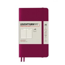 로이텀 소프트커버 포켓(A6) 노트 포트레드